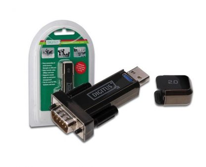 Digitus USB2.0 Erkek to RS232 Dişi Çevirici