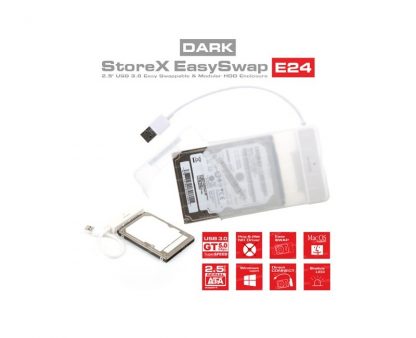 Dark DK-AC-DSE24U3 USB 3.0 2.5" Plastik Disk Kutus