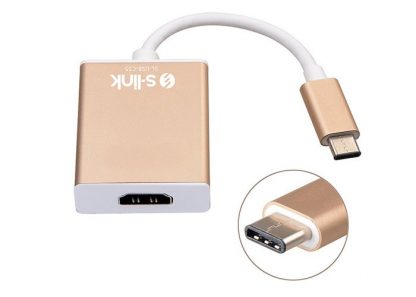 S-link SL-USB-C55 USB Type-C to HDMI Dönüştürücü