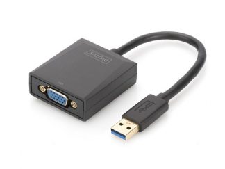 Digitus USB3.0 Erkek to VGA Dişi Çevirici