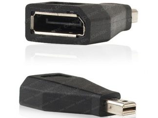 Dark Mini DisplayPort to DisplayPort Dişi Çevirici