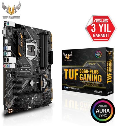 Asus Tuf Gaming B360-Plus 1151 DDR4 Dvi-D Hdmi