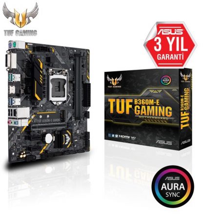 Asus Tuf Gaming B360M-E 1151 DDR4 Dvi-D Hdmi