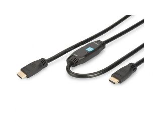 Digitus HDMI Kablo Altın Uçlu Siyah (15m)