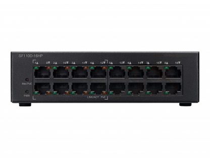 Cisco SF110D-16HP-EU 16-Port 10/100 (8xPoE64W) Swi