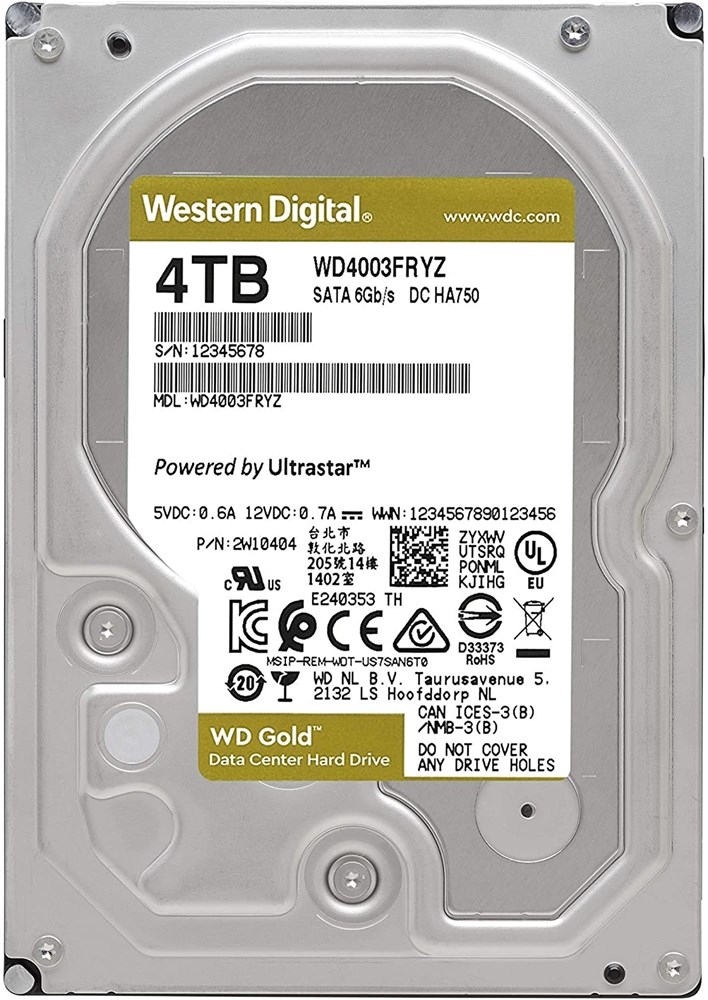 WD 4TB Gold 3.5" 7200Rpm 256MB Sata3 WD4003FRYZ fiyat WD 4TB Gold 3.5" 7200Rpm 256MB Sata3 WD4003FRYZ