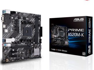 Asus Prime A520M-K AM4 Ryzen Vga Hdmi DDR4