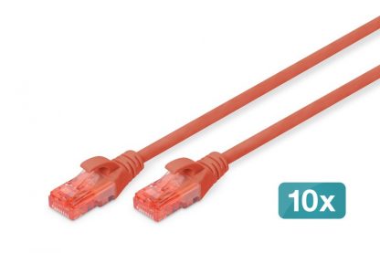 Digitus Patch Kablo Cat6 Kırmızı (0.5m)