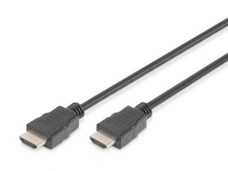 Digitus HDMI Kablo Altın Uçlu Siyah (5m) FHD